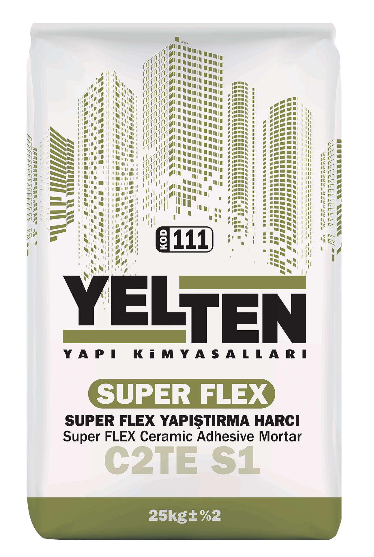 Yelten 111- SUPER FLEX Seramik Yapıştırma Harcı