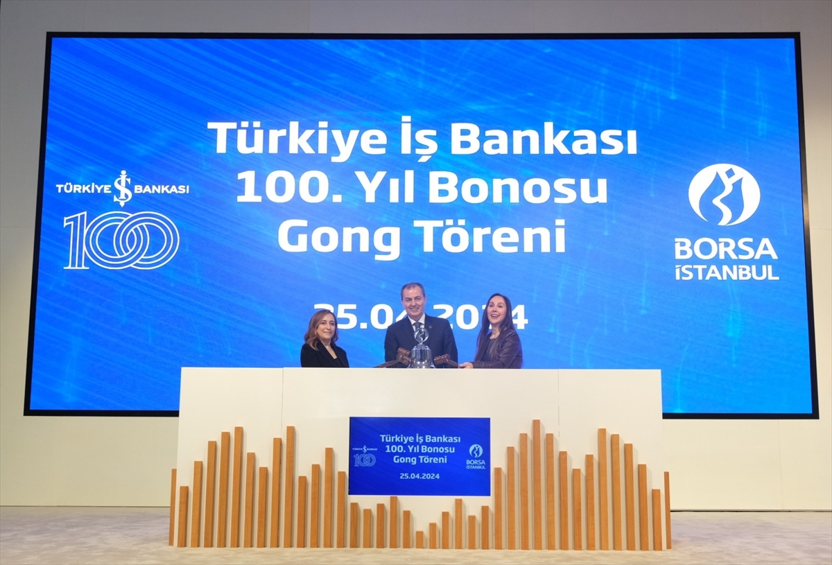 Borsa İstanbul'da gong İş Bankası’nın 100. Yıl Bonosu için çaldı